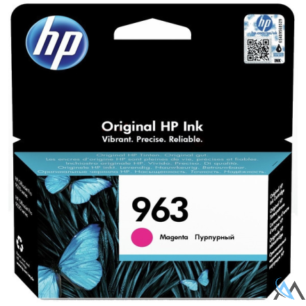 Original HP 3JA24AE/963 Tintenpatrone magenta, 700 Seiten 10.77ml