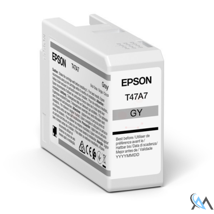 Original Epson C13T47A700/T47A7 Tintenpatrone grau 50ml