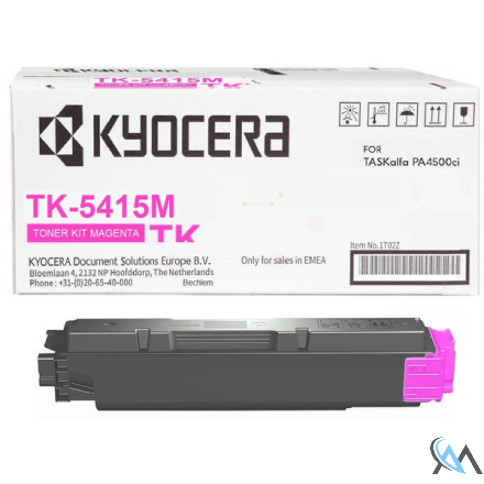 Original Kyocera 1T02Z7BNL0/TK-5415M Toner-Kit magenta, 13.000 Seiten ISO/IEC 19752