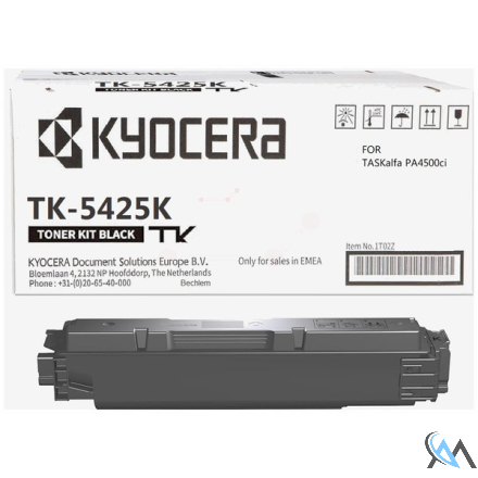 Original Kyocera 1T02Z20NL0/TK-5425K Toner-Kit schwarz, 20.000 Seiten ISO/IEC 19752