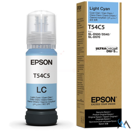 Original Epson C13T54C520/T54C5 Tintenpatrone cyan hell