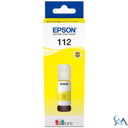 Original Epson C13T06C44A/112 Tintenflasche gelb, 6.000 Seiten 70ml