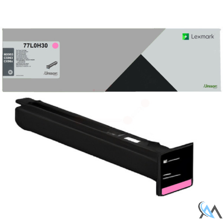 Original Lexmark 77L0H30 Toner-Kit magenta High-Capacity, 46.900 Seiten ISO/IEC 19752