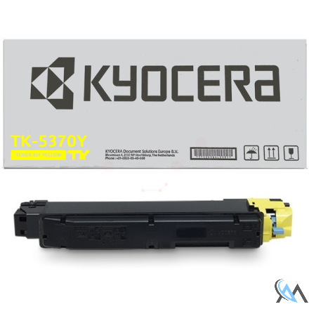 Original Kyocera 1T02YJANL0/TK-5370Y Toner gelb, 5.000 Seiten ISO/IEC 19752