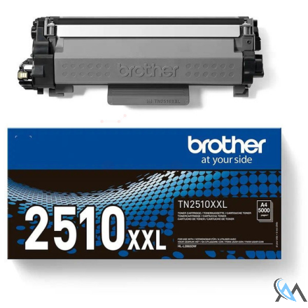 Original Brother TN-2510XXL Toner-Kit ultra High-Capacity, 5.000 Seiten ISO/IEC 19752