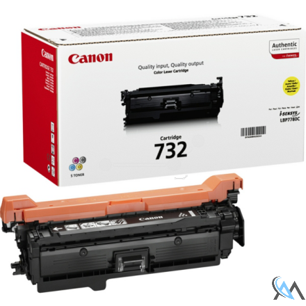 Original Canon 6260B011/732Y Tonerkartusche gelb Projekt, 6.400 Seiten ISO/IEC 19798