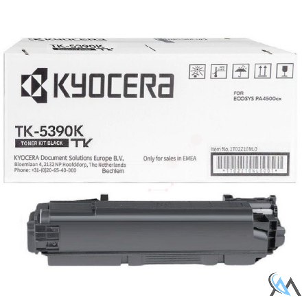 Original Kyocera 1T02Z10NL0/TK-5390K Toner-Kit schwarz, 18.000 Seiten ISO/IEC 19752