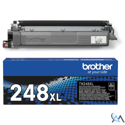 Original Brother TN-248XLBK Toner-Kit schwarz High-Capacity, 3.000 Seiten ISO/IEC 19752