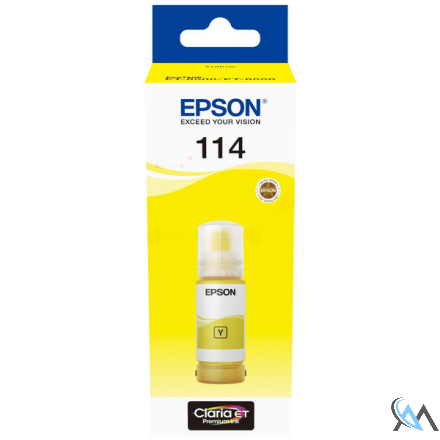 Original Epson C13T07B440/114 Tintenflasche gelb, 6.700 Seiten 2300 Fotos 70ml