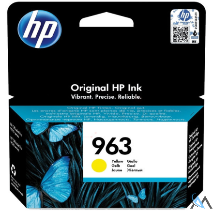 Original HP 3JA25AE/963 Tintenpatrone gelb, 700 Seiten 10.7ml