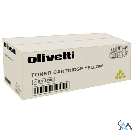 Original Olivetti B1339 Toner-Kit gelb, 9.000 Seiten ISO/IEC 19752