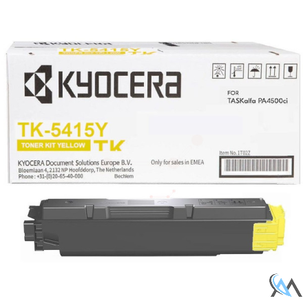 Original Kyocera 1T02Z7ANL0/TK-5415Y Toner-Kit gelb, 13.000 Seiten ISO/IEC 19752