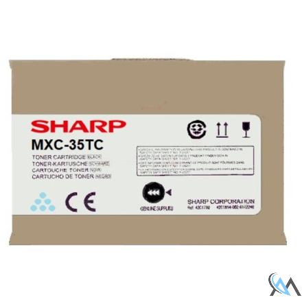 Original Sharp MXC-35TC Toner-Kit cyan, 6.000 Seiten/5%