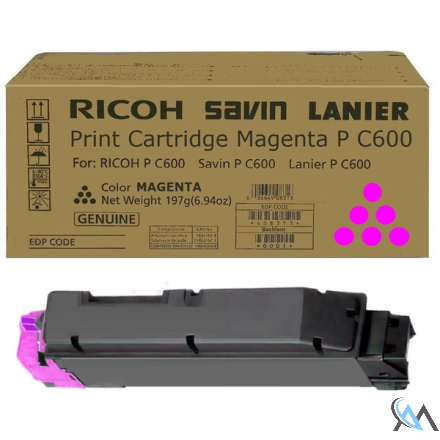 Original Ricoh 408316/PC600 Toner-Kit magenta, 12.000 Seiten