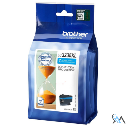 Original Brother LC-3235XLC Tintenpatrone cyan, 5.000 Seiten