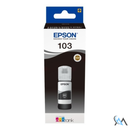 Original Epson C13T00S14A/103 Tintenflasche schwarz, 4.500 Seiten 70ml