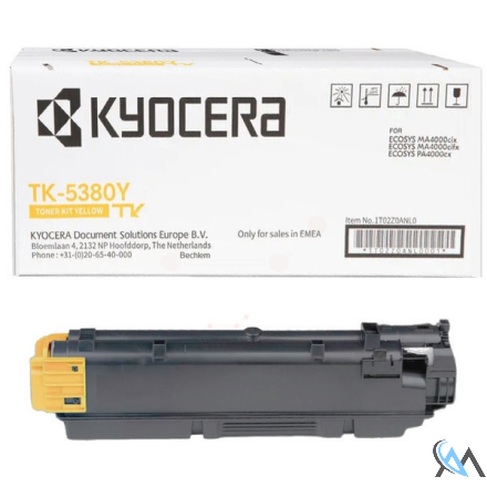 Original Kyocera 1T02Z1ANL0/TK-5390Y Toner-Kit gelb, 13.000 Seiten ISO/IEC 19752