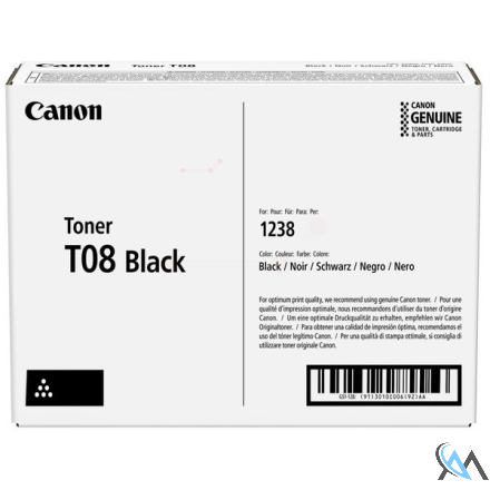 Original Canon 3010C006/T08 Tonerkartusche, 11.000 Seiten ISO/IEC 19752