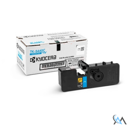 Original Kyocera 1T0C0ACNL0/TK-5440C Toner-Kit cyan High-Capacity, 2.400 Seiten ISO/IEC 19752