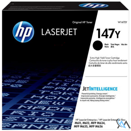 Original HP W1470Y/147Y Tonerkartusche extra High-Capacity, 42.000 Seiten ISO/IEC 19752