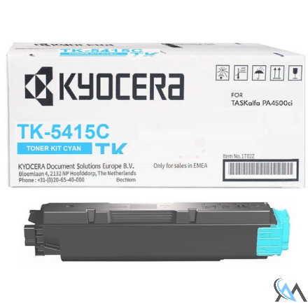 Original Kyocera 1T02Z7CNL0/TK-5415C Toner-Kit cyan, 13.000 Seiten ISO/IEC 19752