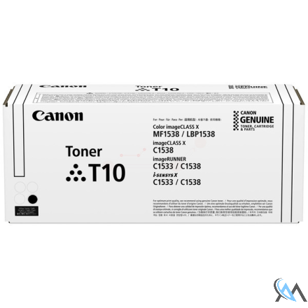 Original Canon 4566C001/T10 Tonerkartusche schwarz High-Capacity, 13.000 Seiten ISO/IEC 19752