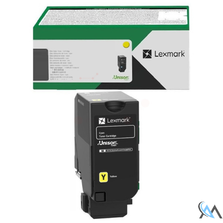 Original Lexmark 71C2HY0 Toner-Kit gelb High-Capacity return program, 10.500 Seiten ISO/IEC 19752