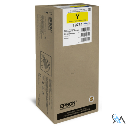 Original Epson C13T97340N/T9734 Tintenpatrone gelb, 22.000 Seiten 192.4ml