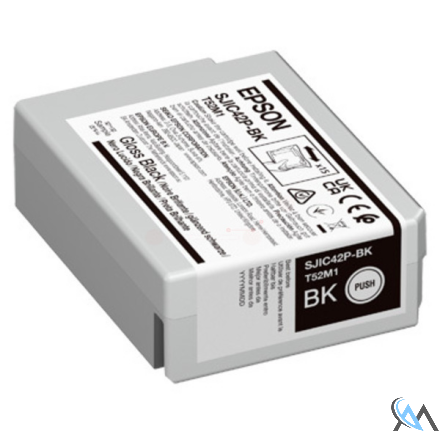 Original Epson C13T52M140/SJIC-42-P-BK Tintenpatrone schwarz glossy 50ml