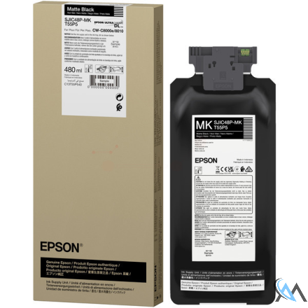 Original Epson C13T55P540/SJIC-48-P-MK Tintenpatrone schwarz matt 480ml