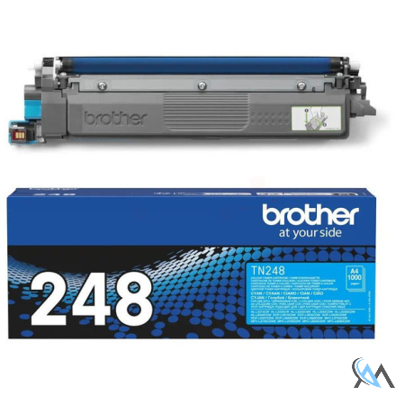 Original Brother TN-248C Toner-Kit cyan, 1.000 Seiten ISO/IEC 19752