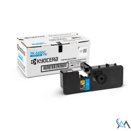 Original Kyocera 1T0C0ACNL1/TK-5430C Toner-Kit cyan, 1.250 Seiten ISO/IEC 19752