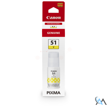 Original Canon 4548C001/GI-51Y Tintenflasche gelb, 7.700 Seiten 70ml
