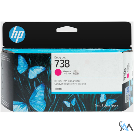 Original HP 498N6A/738 Tintenpatrone magenta 130ml