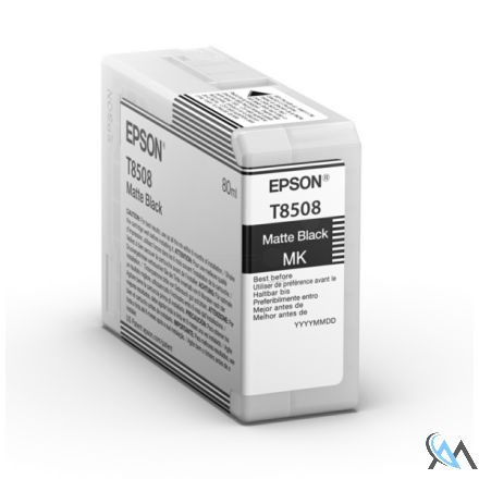 Original Epson C13T85080N/T8508 Tintenpatrone schwarz matt 80ml