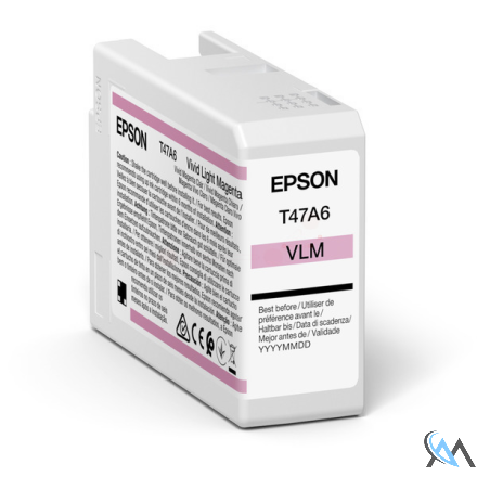 Original Epson C13T47A60N/T47A6 Tintenpatrone magenta hell 50ml