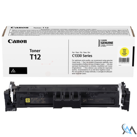 Original Canon 5095C006/T12 Tonerkartusche gelb, 5.300 Seiten ISO/IEC 19752