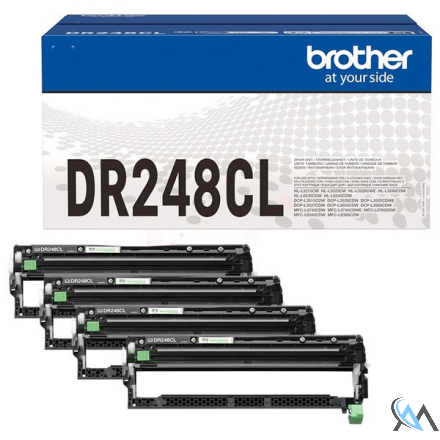 Original Brother DR-248CL Drum Kit Bk,C,M,Y, 4x15.000 Seiten VE=4