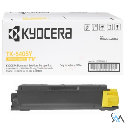 Original Kyocera 1T02Z6ANL0/TK-5405Y Toner-Kit gelb, 10.000 Seiten ISO/IEC 19752