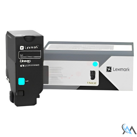 Original Lexmark 81C0X20 Toner-Kit cyan extra High-Capacity, 16.200 Seiten