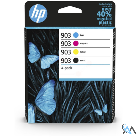 Original HP 6ZC73AE/903 Tintenpatrone MultiPack Bk,C,M,Y 12.4ml + 3x4.5ml VE=4