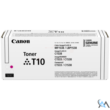 Original Canon 4564C001/T10 Tonerkartusche magenta High-Capacity, 10.000 Seiten ISO/IEC 19752