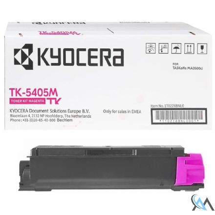 Original Kyocera 1T02Z6BNL0/TK-5405M Toner-Kit magenta, 10.000 Seiten ISO/IEC 19752