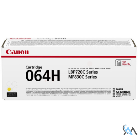 Original Canon 4932C001/064H Tonerkartusche gelb, 10.400 Seiten ISO/IEC 19752