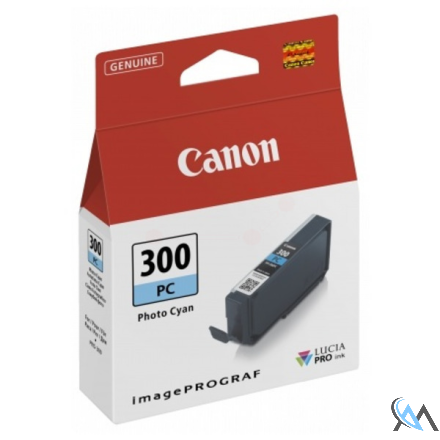 Original Canon 4197C001/PFI-300PC Tintenpatrone cyan hell 14,4ml