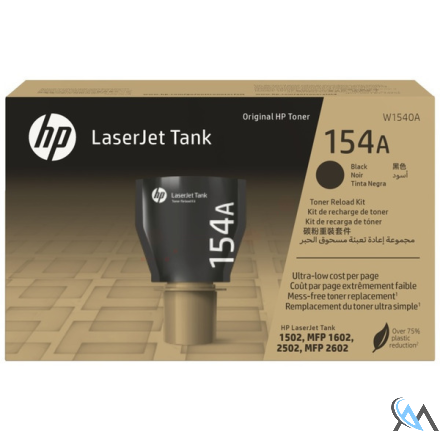 Original HP W1540A/154A Toner-Kit, 2.500 Seiten ISO/IEC 19752