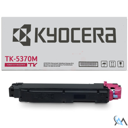 Original Kyocera 1T02YJBNL0/TK-5370M Toner-Kit magenta, 5.000 Seiten ISO/IEC 19752