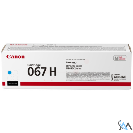 Original Canon 5105C002/067H Tonerkartusche cyan High-Capacity, 2.350 Seiten ISO/IEC 19752