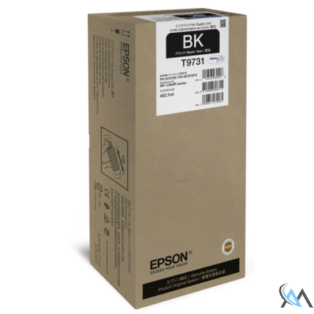 Original Epson C13T97310N/T9731 Tintenpatrone schwarz, 22.500 Seiten 402.1ml