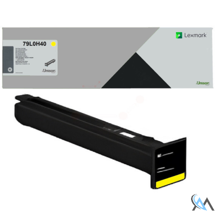 Original Lexmark 79L0H40 Toner-Kit gelb High-Capacity, 46.900 Seiten ISO/IEC 19752